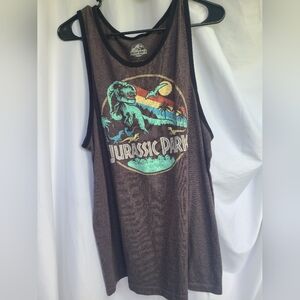 Jurassic park retro tank top
